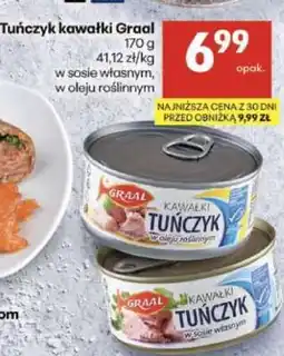 Delikatesy Centrum Tuńczyk kawałki Graal oferta