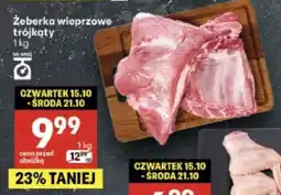 Delikatesy Centrum ŻEBERKA WIEPRZOWE TRÓJKĄTY oferta