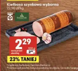 Delikatesy Centrum Kiełbasa szynkowa wyborna oferta