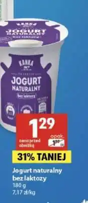Delikatesy Centrum KANKA Jogurt naturalny bez laktozy oferta