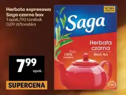 Delikatesy Centrum Herbata expresowa Saga czarna box oferta