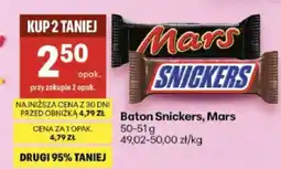 Delikatesy Centrum BATON SNICKERS, MARS oferta