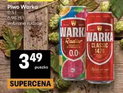 Delikatesy Centrum Piwo Warka oferta