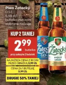 Delikatesy Centrum Piwo ŽATECKÝ oferta