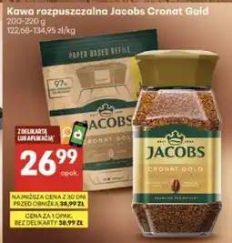 Delikatesy Centrum Kawa rozpuszczalna Jacobs Cronat Gold oferta