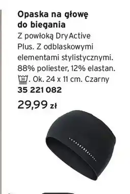 Tchibo Opaska na głowę do biegania oferta