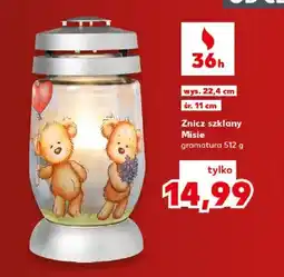 Kaufland Znicz szklany Misie oferta