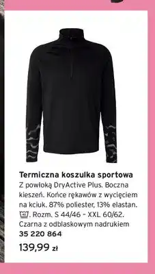 Tchibo Termiczna koszulka sportowa oferta