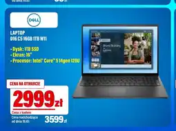 RTV EURO AGD Laptop D16 C5 16GB 1TB W11 Dell oferta