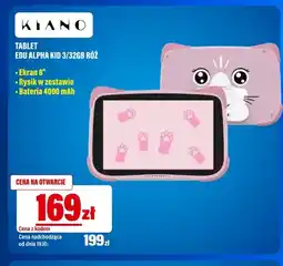 RTV EURO AGD Tablet Edu Alpha Kid 3/32GB róż Kiano oferta