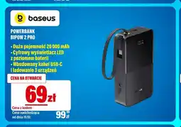 RTV EURO AGD Powerbank Bipow 2 Pro Baseus oferta