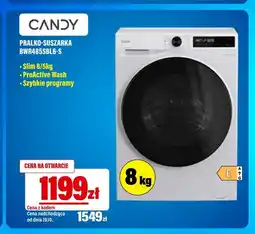 RTV EURO AGD Pralko-suszarka BWR485SBL6-S Candy oferta