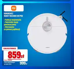 RTV EURO AGD Odkurzacz Robot Vacuum S40 Pro Xiaomi oferta