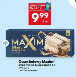 Lewiatan Deser lodowy Maxim smak wanilia & cappuccino oferta
