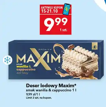 Deser lodowy Maxim smak wanilia & cappuccino