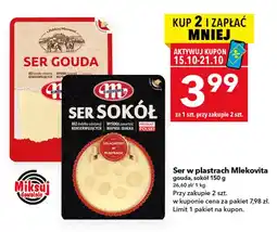 Lewiatan Ser gouda w plastrach Mlekovita oferta