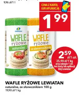 Lewiatan Wafle ryżowe Lewiatan naturalne oferta