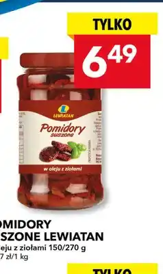 Lewiatan Pomidory suszone Lewiatan w oleju z ziołami oferta