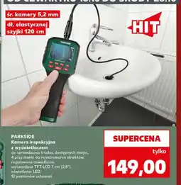 Kaufland Kamera inspekcyjna z wyświetlaczem Parkside oferta