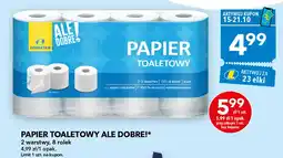 Lewiatan Papier toaletowy Ale Dobre! 2 warstwy 8-pak oferta