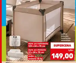 Kaufland Łóżeczko turystyczne niemowlęce Lupilu oferta