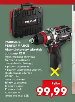 Kaufland Akumulatorowy wkrętak udarowy Parkside Performance oferta