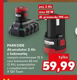 Kaufland Akumulator z ładowarką Parkside oferta