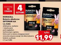 Kaufland Baterie alkaliczne Optimum Aa 4-pak Duracell oferta