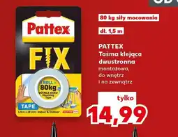 Kaufland Taśma klejąca dwustronna montażowa do wnętrz i na zewnątrz Pattex oferta