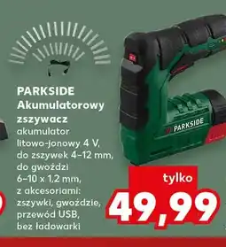 Kaufland Akumulatorowy zszywacz Parkside oferta