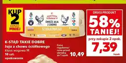 Kaufland Jajka kurze z chowu ściółkowego wagowa M K-Stąd Takie Dobre oferta