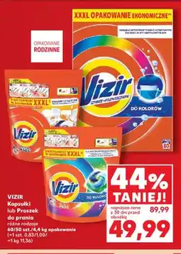 Kaufland Kapsułki do prania Vizir oferta