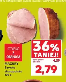 Kaufland Szynka staropolska Mazury oferta
