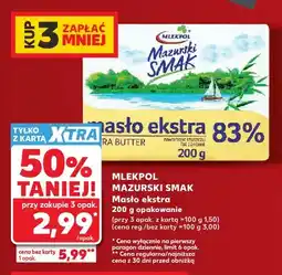 Kaufland Masło ekstra Mazurski Smak oferta