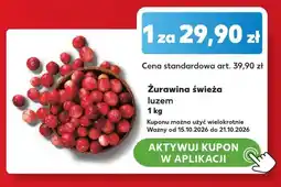 Kaufland Żurawina świeża oferta