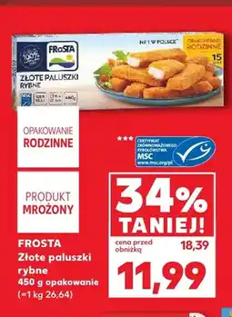 Kaufland Złote paluszki rybne Frosta oferta