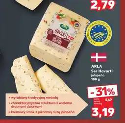 Kaufland Ser Havarti jalapeño Arla oferta