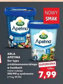 Kaufland Ser typu śródziemnomorskiego w kostkach Original Arla Apetina oferta
