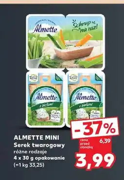 Kaufland Serek twarogowy Almette Mini 4-pak oferta