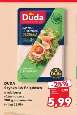 Kaufland Szynka drobiowa Duda oferta