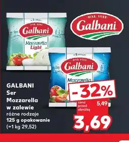 Kaufland Ser mozzarella w zalewie Galbani oferta