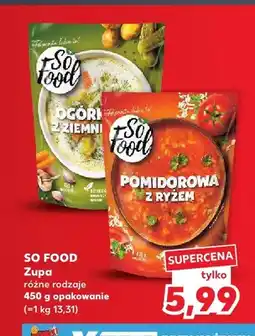Kaufland Zupa pomidorowa z ryżem So Food oferta