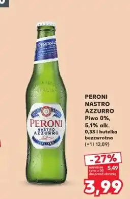 Kaufland Piwo bezalkoholowe Peroni Nastro Azzurro oferta