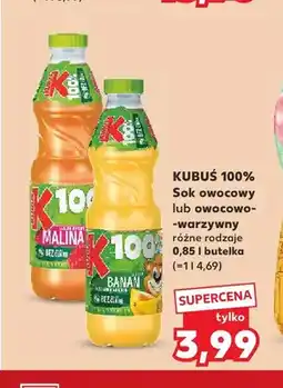 Kaufland Sok owocowo-warzywny Kubuś malina 100% oferta