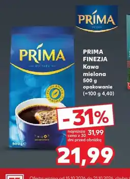 Kaufland Kawa mielona Prima Finezja oferta