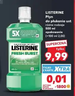 Kaufland Płyn do płukania ust Listerine oferta