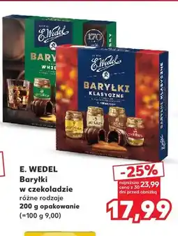 Kaufland Baryłki w czekoladzie E.Wedel oferta