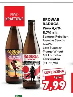 Kaufland Piwo Browar Raduga Samurai Rebellion Jasmine Sencha TeaPA oferta