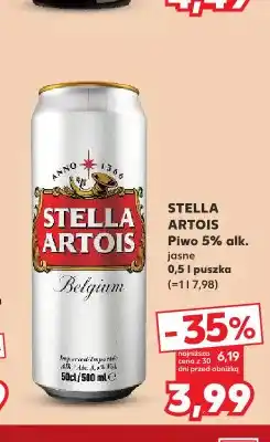 Kaufland Piwo 5% alk. Stella Artois oferta