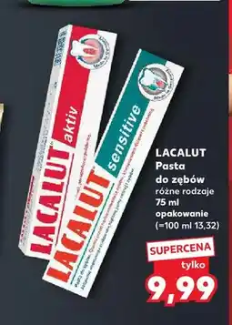 Kaufland Pasta do zębów Lacalut aktiv oferta